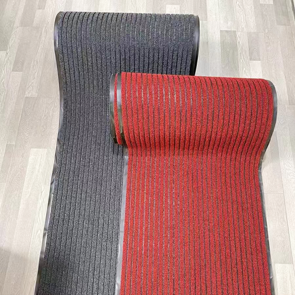 China Roll Plastic Wire Carpet Runner Rugs Seven Rib PVC Backing for ...